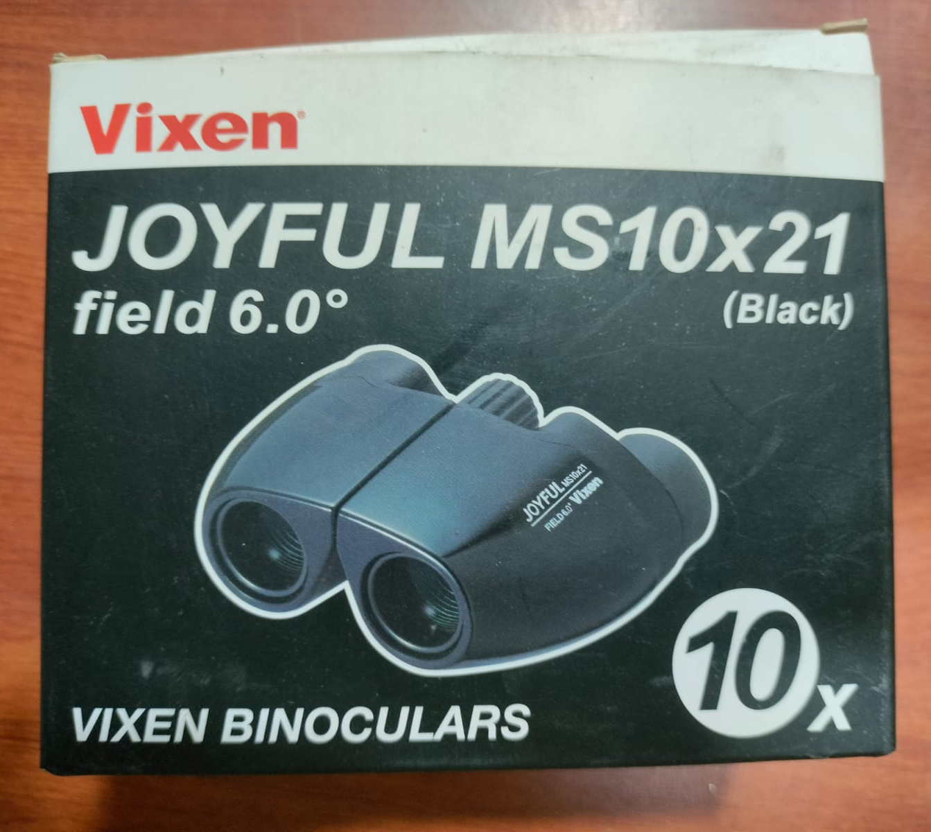 Vixen Binocular Joyful MS 10 x 21 Field 6° Black